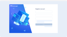 Sign in to or create a MoreLogin account